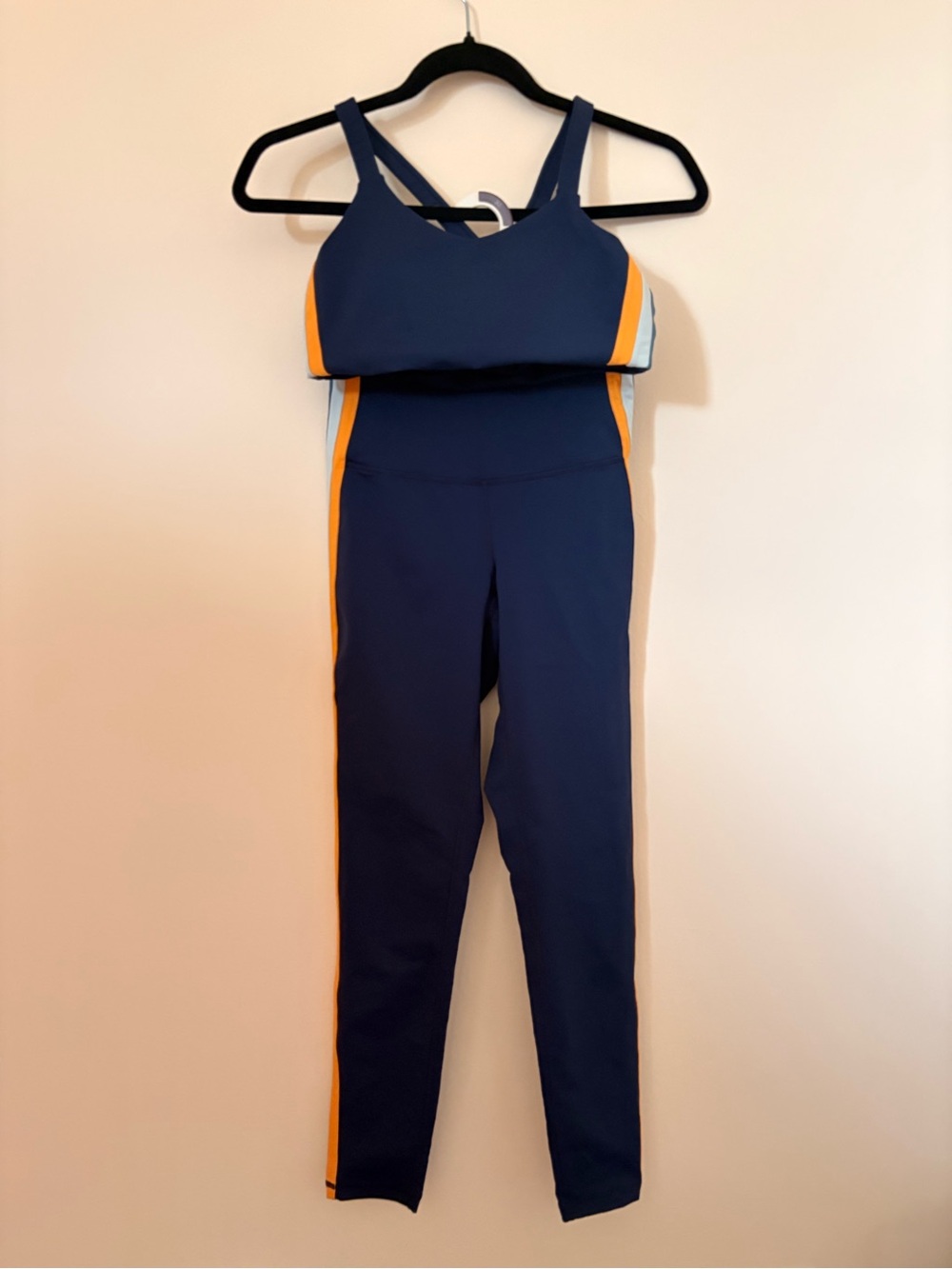Define Your Inspiration Women's Navy Colorblock Activewear set
